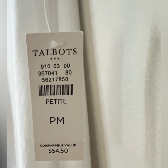 Talbots Eyelet Tee - Picture 4 of 5